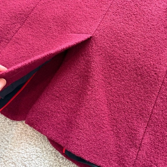 Boden Marylebone Textured Blazer Womens 4 Burgundy Red Classy Professional - Picture 10 of 10